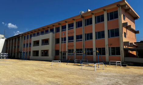 米子市立車尾小学校｜車尾小学校教室棟大規模改修建築主体工事